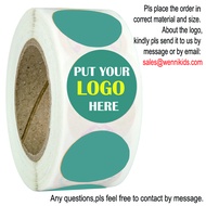 500pcs2.5-10cm Personalized Wedding Stickers Custom logo stickers Favors Boxes LabelsBirthday Logo P