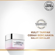 LOREAL Paris Glycolic Bright Glowing Night Cream | Krim Malam Loreal