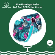 Golf Blue Flamingo Series LAB Golf DF3 Mallet Putter Headcover - Golf Putter Stick Protective Cover