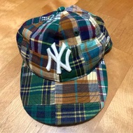 Beams new era 格紋 棒球帽