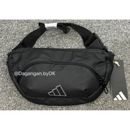 Tas Waistbag Adidas 3D Logo Original Resmi 100% Full Black