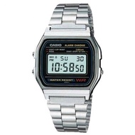Casio นาฬิกาข้อมือ สายสแตนเลส รุ่น A158WA-1DF - Silver