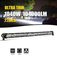 30inch White/ Yellow Light Super Slim LED Work Light Spot Flood Beam Light For Car Off Road Driving 