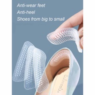 GS8u NovoSnug Silicone Heel Protector Anti Slip Heel Pads Size L 2 PCS 202ST Transparent Or-i