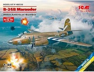ICM 1/48 WW2 USA B-26B Marauder Plastic Model 48320