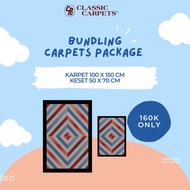 Karpet Tivoli 10 -Bundling Set- 1 Karpet & 1 Keset Minimalis Aesthetic