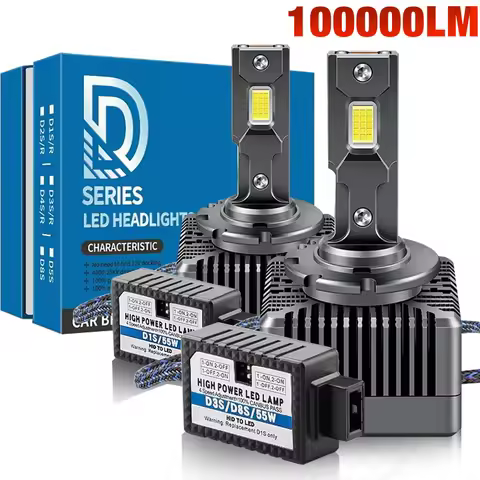 2pcs D1S Led Headlight D3S Canbus Bulbs CSP D4S D5S D2S D8S Led 100000LM 110W D4R D2R Car Lamp D Ser