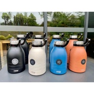 With straw  1500ML 1900ML Large Tyeso Tumbler Stainless Insulated Vacuum Sport Water Bottle flask
