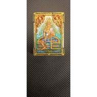 Thai Amulet Kruba Krissana Taowesuwan Engraved Wealth Fetching Yants, with Premium Painting (Super R