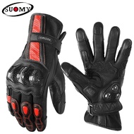 Suomy ถุงมือยาวแบบเต็มตัวสำหรับผู้หญิงถุงมือถุงมือรถจักรยานยนต์จักรยานไฟฟ้าสกู๊ตเตอร์นิ้วเต็มตัวสำหร