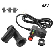 36V/48V Ebike Twist Throttle Handle Right and Left Electric Bike Handlebar Throttle Grip with Batter