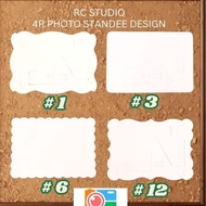 100pcs 4R Standee for photobooth paper frame frames 300gsm