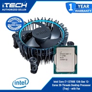 Intel Core i7-12700K 12th Gen 12-Cores 20-Threads Desktop Processor (Tray) - with Fan