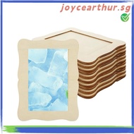 {joycearthur.}12 Pack Wooden Picture Frames for Crafts DIY Wood Craft Picture Frames for Birthday Pa