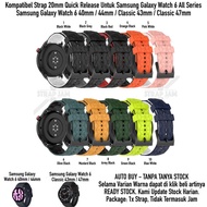 ZQT Strap 20mm Samsung Galaxy Watch 6 / Classic - Tali Jam Silikon