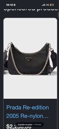 Prada Re-edition 2005 Re-Nylon Bag