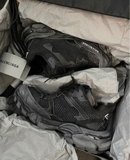 ［潮人必備］Balenciaga Track.3 全黑老爹鞋 36