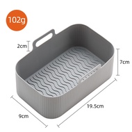 Silicone Air Fryers Oven Baking Tray Fried Pizza Chicken Mat AirFryer Silicone Pot Round Reusable Ca