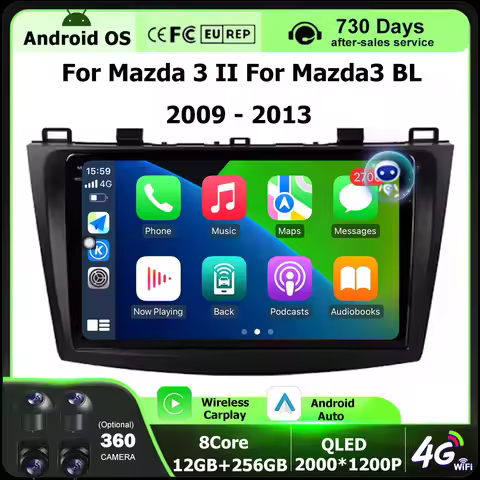 Mazda 3 Multimedia For II BL 2009 Car Radio Multimedia Video Player GPS Navigation Stereo For Mazda 