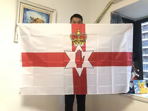 SKY FLAG Northern Ireland flag 90x150cm 3x5fts high quality polyester hanging Northern Ireland Flag 