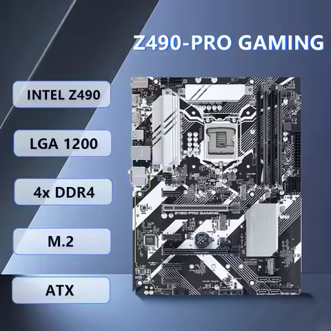 Z490-PRO GAMING Motherboard Intel Z490 LGA 1200 4×DDR4 PCI-E 3.0 ATX support i9-10900K i5-10600 i3-1