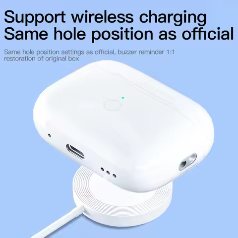 Wireless Charging Box In Ear Bluetooth Earphones Charger Case For Airpods1&2 Support Wireless Chargi