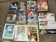 聖鬥士星矢 冥王篇 宮崎駿 風之谷 龍貓 再見螢火蟲 頭文字D  烙印戰士 高智能方程式 小甜甜 高達 DVD