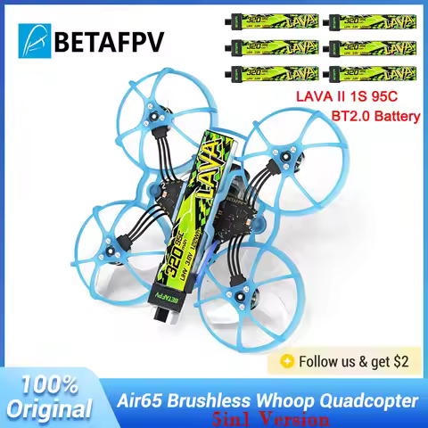 BETAFPV Air65 ELRS 2.4G Brushless Whoop Quadcopter 5IN1 Racing Drone Freestyle 1S RC Mini Drone with
