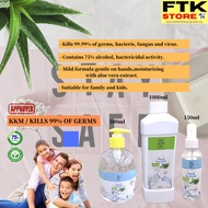 Mukohda 75% Alcohol Instant Hand Sanitizer Spray Antibacterial 150ML/500ML/1000ml Sanitiser KKM Certified