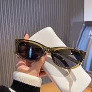 Retro Semi-circle Frame Sunglasses Hip-hop Glasses For Women Cat-Eye GM Sunglasses High-end Street P