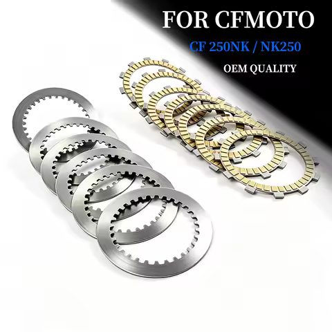 For CFMOTO CF250NK 250NK CF 250 NK CF250 Motorcycle Clutch Plates Steel Plates Friction Disc CF250NK