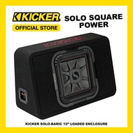 KICKER Car Audio Solo-Baric L7T 10 inch Loaded Enclosure Subwoofer, 1000W - 46TL7T102