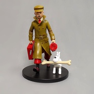 Tintin Adventures Tintin Snow Puppy Doll Ornaments Figure Model Doll Toy Gift