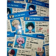 My Hero Academia Photocard 3 Anime PVC/ Photocard