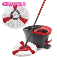 CHAYUMDA Mop Head Triangle Spin Mop For O-Cedar/Vileda Microfiber for O-Cedar/Vileda