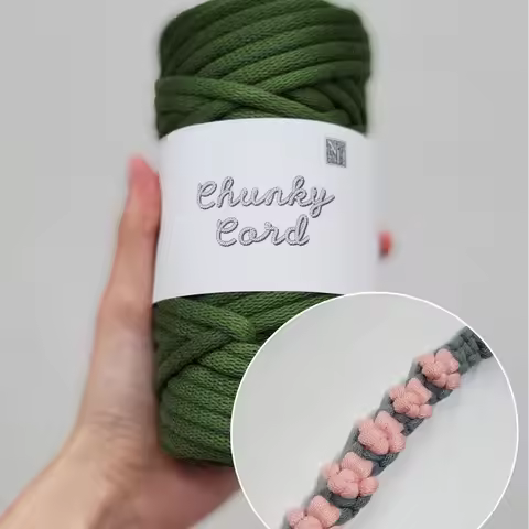 35Meters 6mm Colored Cotton Rope Cord DIY Decoration Macrame Ropes for Bag Braided Cords Sewing Acce