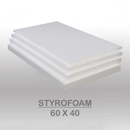 60x40 x1cm styrofoam Board Cork Sheet / Cork/ stereofoam/ styrofoam Sheet