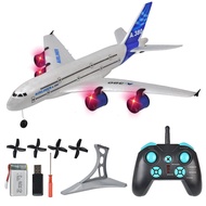 Remote Control Pesawat กรัมแอร์บัส A380 2.4กรัมเครื่องบิน RC 3แชนเนลพร้อมเครื่องบินของเล่นไจโร