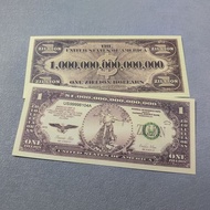 Statue of Liberty American Big Face Value Billions of Billions of Foreign Ornamental Fluorescent Fun