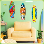 Aloha Wall Hanging Wooden Surfboard Sign Hawaiian Surfboard Wall Art Wooden Tropical Beach Sign Summ
