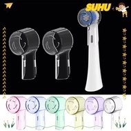 SUHU 4PCS Toothbrush Heads Dustproof Cover, Replacement Heads Transparent Electric Toothbrush Caps, 