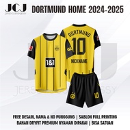Custom Football Jersey D0rtmund HOME 24-25 Free Name Number FULL PRINTING