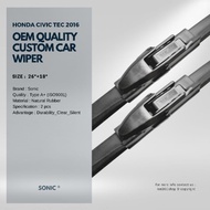 Honda Civic FC Honda Civic 2016 2020 Honda Civic TEA Windscreen Wiper Wiper Blades OEM 26"/18"