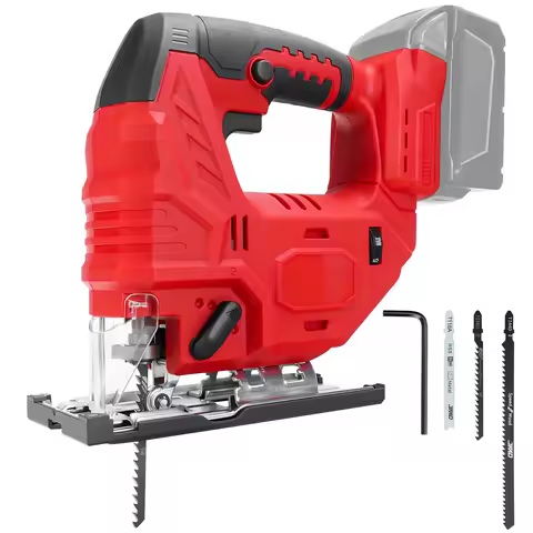 Brushless Jig Saw for Milwaukee 18V Battery 2700RPM 7-Speed Cordless Jigsaw 4 Orbital Settings 0°- 4