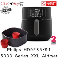 Latest Philips HD9285/91 | HD9285 Airfryer. 5000 Series XXL Connected. 16-in-1 Airfryer. 7.2L Capacity. 2 Year Warranty.