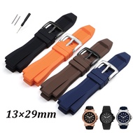 13×29mm Rubber Watch Strap for Michael Kors Silicone Watch Band MK8184 MK8152 MK9020 MK8730 MK9019 M
