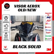 Visor Aerox Old/New 155/Visor Yamaha Aerox Old/New 155/Visor Yamaha Aerox Old/New Black Solid/Visor 