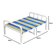 Ranjang Lipat Besi Tempat Tidur Lipat Multifungsi Portable Ranjang Lipat Folding Bed Sudah Dirakit ZDC-1