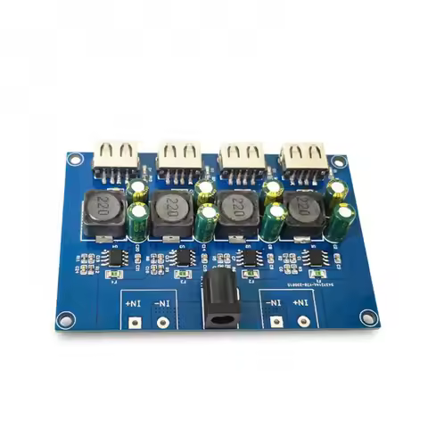 IP6505 4 Channel QC3.0 QC2.0 USB DC-DC Buck Converter Charging Step Down Module 5-32V 9V 12V 24V to 