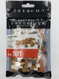 Kawada Nanoblock 日本進口 河田積木 微型積木 BENGAL TIGER NBC-181 孟加拉虎